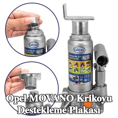 ALCA Krikoyu Destekleme Plakası — Opel Movano