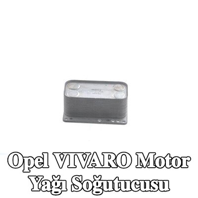 MAHLE Conta/sızdırmazlık elemanları ile motor yağı soğutucusu, yağ filtresi muhafazası olmadan — 2012 Opel Vivaro