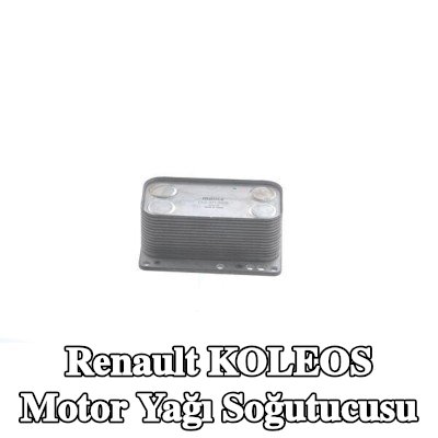 MAHLE Conta/sızdırmazlık elemanları ile motor yağı soğutucusu, yağ filtresi muhafazası olmadan — Renault Koleos