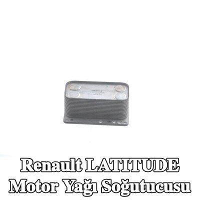 MAHLE Conta/sızdırmazlık elemanları ile motor yağı soğutucusu, yağ filtresi muhafazası olmadan — Renault Latitude