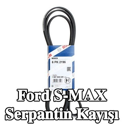 BOSCH Serpantin kayışı 2196mm, Number of ribs: 6 — 2012 Ford S-max