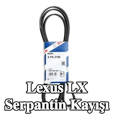BOSCH Serpantin kayışı 2196mm, Number of ribs: 6 — Lexus Lx