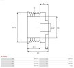 AS-PL Kasnak, alternatör — Mercedes-Benz B-Class (4)