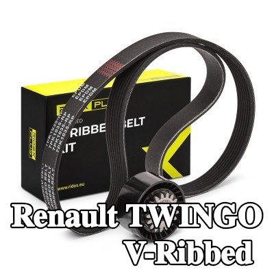 RIDEX PLUS مجموعة أحزمة V-Ribbed — 2012 Renault Twingo