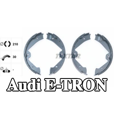 TEXTAR فرامل اليد بدون ملحقات, بدون ذراع فرامل اليد — Audi E-tron