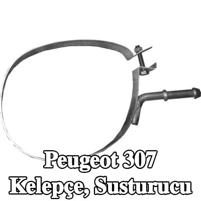 POLMO Kelepçe, susturucu — Peugeot 307