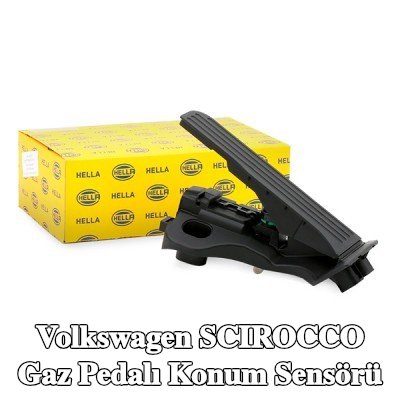 HELLA Gaz pedalı konum sensörü Lastik pedal pedi — Volkswagen Scirocco