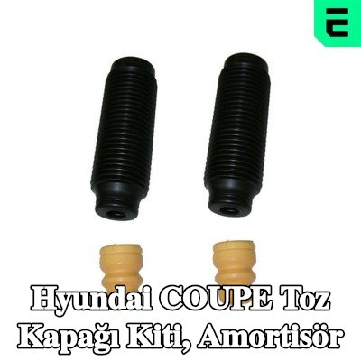 OPTIMAL Toz kapağı kiti, Amortisör Arka Aks Sol, Arka Aks Sağ, Sağ — Hyundai Coupe