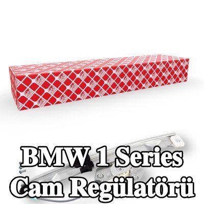 FEBI BILSTEIN Sol arka cam regülatörü, Elektrikli, sabitleme/montaj malzemesi ile, elektrik motoru olmadan — 2004 BMW 1 Series