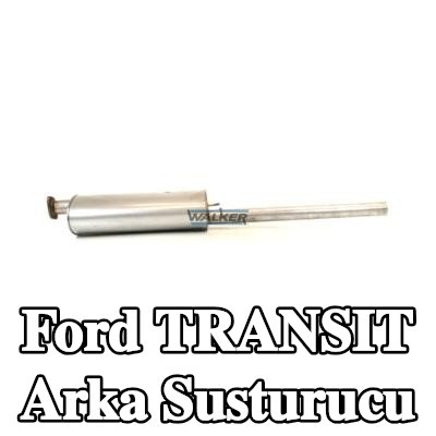 WALKER Arka susturucu 1410mm, montaj parçaları olmadan — 2011 Ford Transit