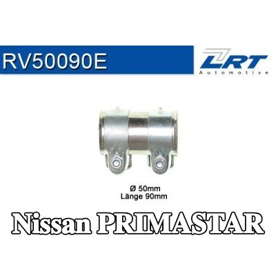 LRT موصل الأنابيب، نظام العادم — 2002 Nissan Primastar