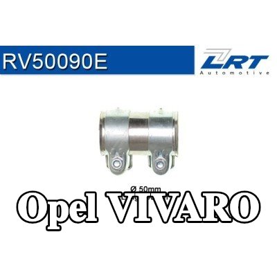 LRT موصل الأنابيب، نظام العادم — Opel Vivaro