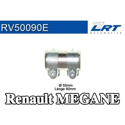 LRT موصل الأنابيب، نظام العادم — Renault Megane