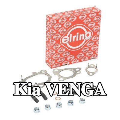 ELRING مجموعة التثبيت, الشاحن مع الحشيات/الأختام, مع مسامير/براغي — Kia Venga