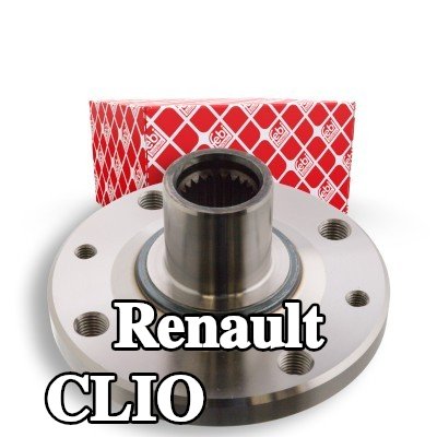 FEBI BILSTEIN محور العجلة المحور الأمامي الأيسر, المحور الأمامي الأيمن, بدون محمل عجلة — Renault Clio