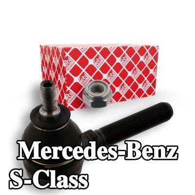 FEBI BILSTEIN طرف قضيب التوجيه OE Turbo جديد, المحور الأمامي الأيسر, 90mm — 1990 Mercedes-Benz S-Class