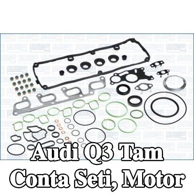 AJUSA Tam Conta Seti, silindir kapağı contasız motor, egzoz borusu contası dahil değil — 2012 Audi Q3