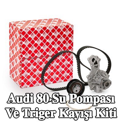 FEBI BILSTEIN Su pompası ve triger kayışı kiti Diş Sayısı: 137, Width: 25mm — Audi 80