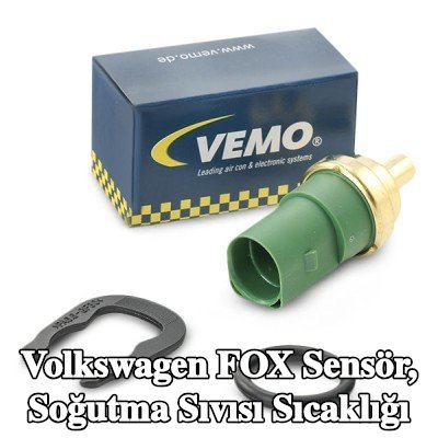 VEMO Sensör, soğutma suyu sıcaklığı EXPERT KITS +, contalı/sızdırmaz — Volkswagen Fox