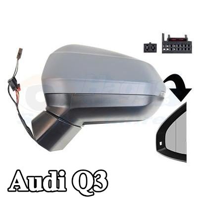 VAN WEZEL مرآة جانبية يسرى — Audi Q3