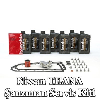TCMATIC Şanzıman servis kiti Yağ Değişimi (boşaltma yoluyla), aksesuarlarla, standart yağ değişimi için yağ miktarı ile — Nissan Teana