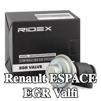 RIDEX Contasız/sızdırmazlık elemanı olmayan EGR valfi — 1999 Renault Espace