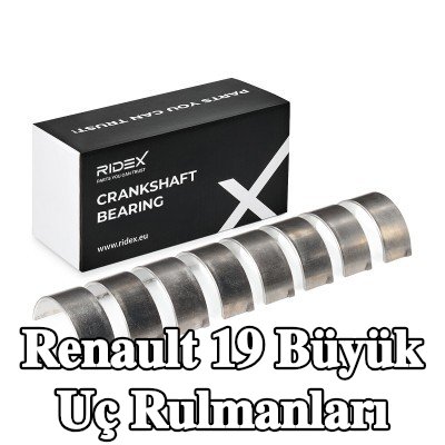 RIDEX Büyük Uç Rulmanları — 1990 Renault 19