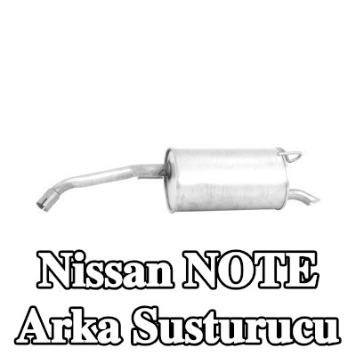 WALKER Arka susturucu 900mm, montaj parçaları olmadan — 2013 Nissan Note