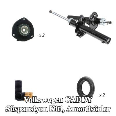 RIDEX Süspansiyon kiti, amortisörler — 2012 Volkswagen Caddy