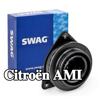 SWAG طقم إصلاح, دعامة التعليق للمحور الأمامي الأيسر, المحور الأمامي الأيمن, مع محمل كروي — Citroën Ami