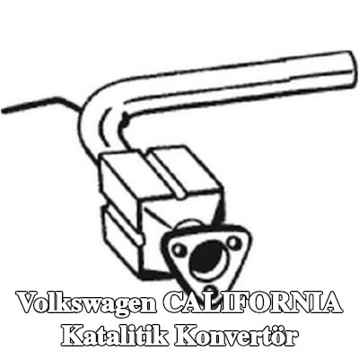 BOSAL Montaj parçaları ile katalitik konvertör — 1995 Volkswagen California