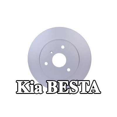 HELLA قرص مكابح PRO عالي الكربون, Outer Diameter: 280mm, صلب, مطلي, بدون محور عجلة, بدون مسامير عجلة — Kia Besta