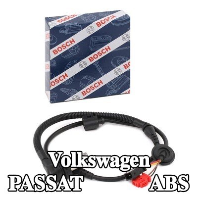 BOSCH مستشعر ABS المحور الأمامي, مع كابل — 2000 Volkswagen Passat