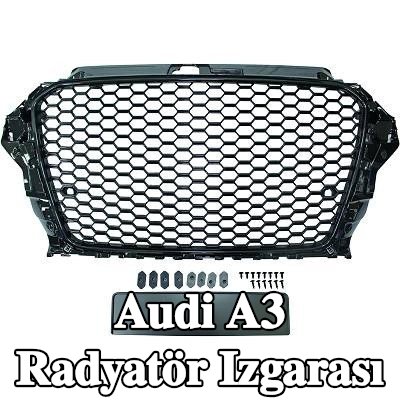 DIEDERICHS HD Tuning Radyatör Izgarası, siyah — Audi A3