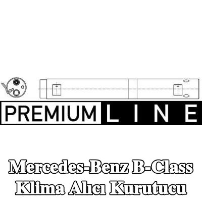 MAHLE Klima alıcı kurutucu — 2011 Mercedes-Benz B-Class