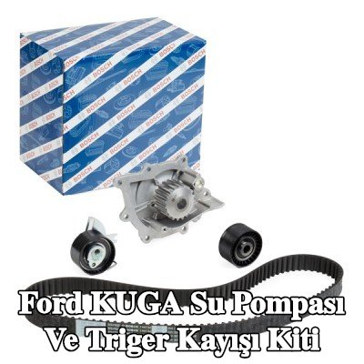 BOSCH Su pompası ve triger kayışı kiti Diş Sayısı: 116, Width: 25, 4mm — Ford Kuga