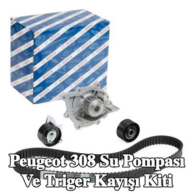 BOSCH Su pompası ve triger kayışı kiti Diş Sayısı: 116, Width: 25, 4mm — 2016 Peugeot 308