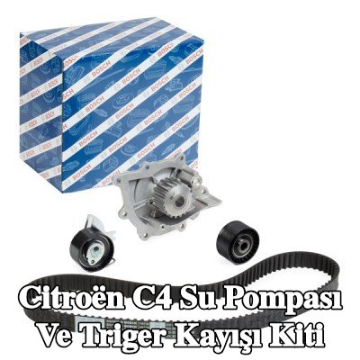 BOSCH Su pompası ve triger kayışı kiti Diş Sayısı: 116, Width: 25, 4mm — Citroën C4