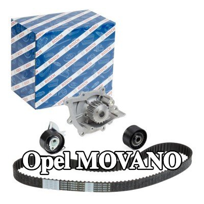 BOSCH مجموعة مضخة المياه وحزام التوقيت عدد الأسنان: 116, Width: 25, 4mm — Opel Movano