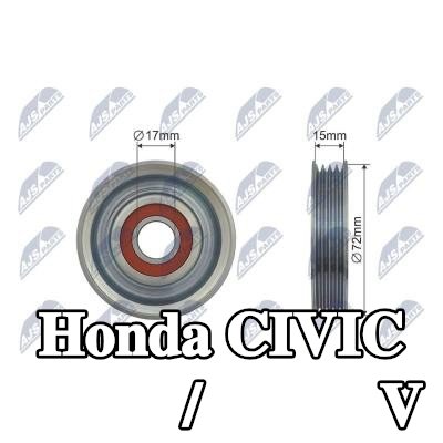 NTY بكرة انحراف/توجيه، حزام V — Honda Civic