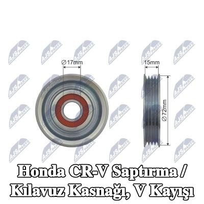 NTY Saptırma / Kılavuz Kasnağı, V kayışı — Honda Cr-v