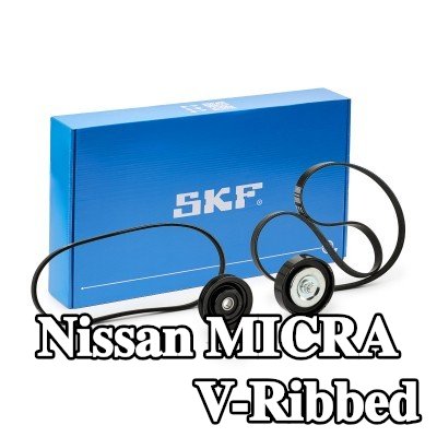 SKF مجموعة أحزمة V-Ribbed — 2002 Nissan Micra