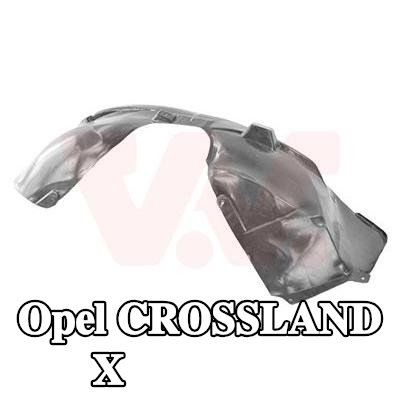 VAN WEZEL بطانة قوس العجلة الأمامية اليسرى — Opel Crossland X