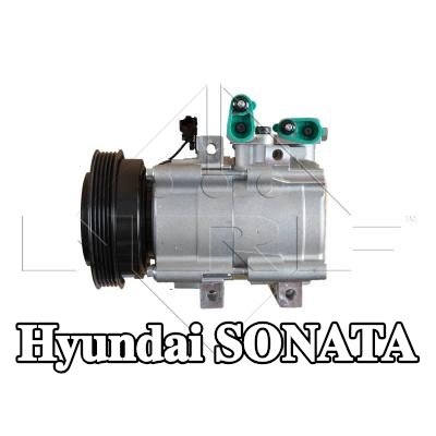 NRF ضاغط تكييف الهواء مع زيت ضاغط PAG, مع حلقة مانعة للتسرب, مع حشيات/مانعات تسرب — 2000 Hyundai Sonata