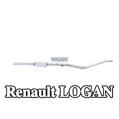 WALKER كاتم الصوت الأوسط 1750mm, بدون قطع التثبيت — 2004 Renault Logan