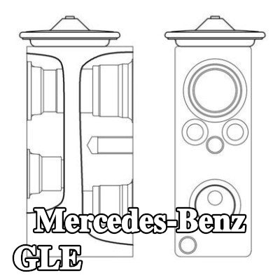 MAHLE صمام تمدد تكييف الهواء — 2016 Mercedes-Benz Gle