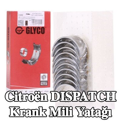 GLYCO Çelik tabanlı alüminyum alaşımlı krank mili yatağı — 1997 Citroën Dispatch