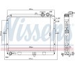 NISSENS Çerçeveli motor radyatörü, conta/sızdırmazlık elemanları ile — Kia K2700 (5)