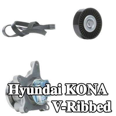RIDEX مجموعة أحزمة V-Ribbed — 2017 Hyundai Kona