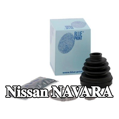 BLUE PRINT طقم غطاء مفصل CV, عمود الدفع المطاطي — Nissan Navara